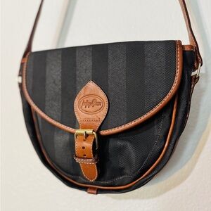 Vintage Jean Jacques Benson Kenzia Leather Crossbody Bag Made in Italy